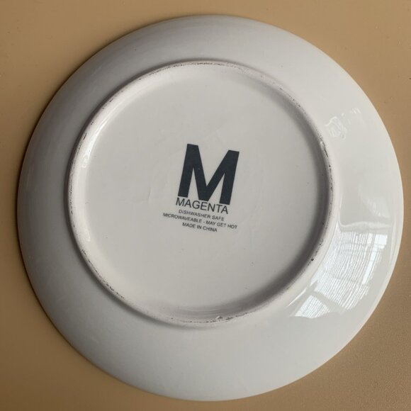 Magenta Woodland Critters Christmas Snack Plates Moose Fox 6” - Picture 5 of 6